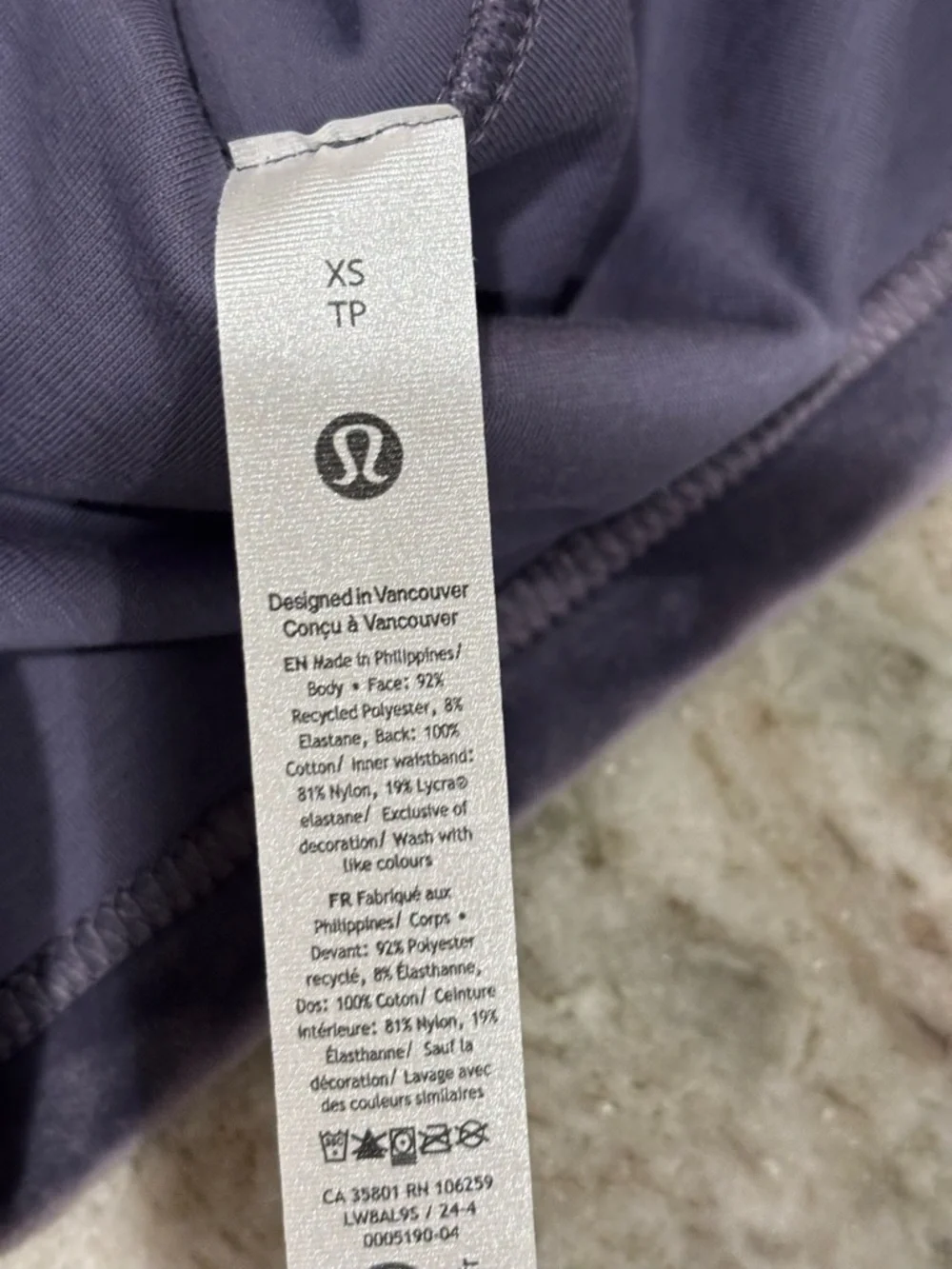 Lululemon Scuba HR High Rise
Mini Skirt Sz. M Night Fall Purple
Velvet $88 - Picture 5 of 6